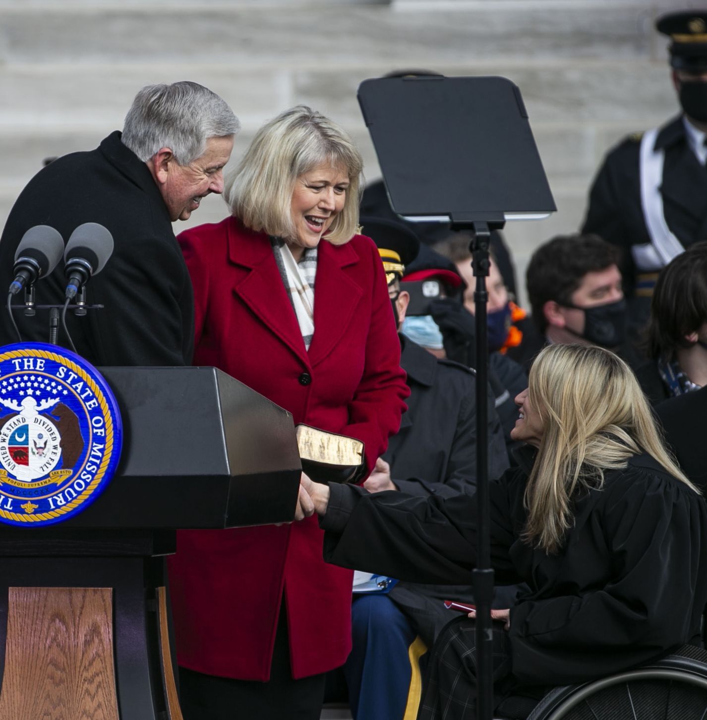 Governor Parson sworn in at Bicentennial Inauguration